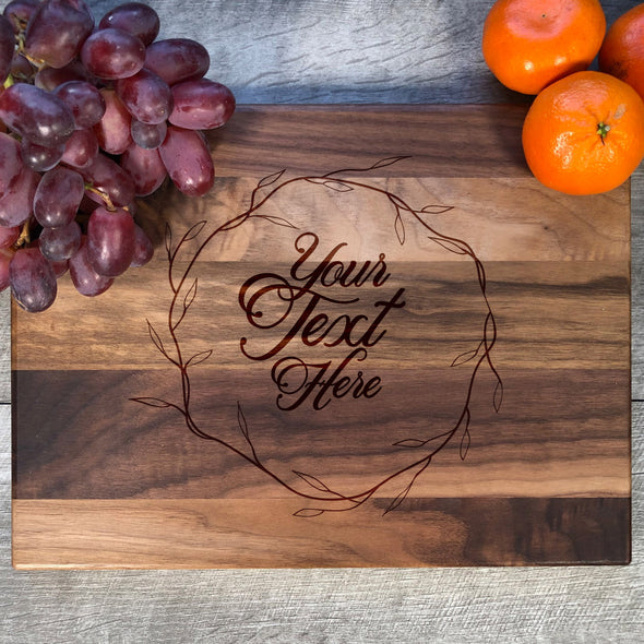 Your Text Here. Cuustom Cutting board. Personalized Board. Bamboo Board. M29