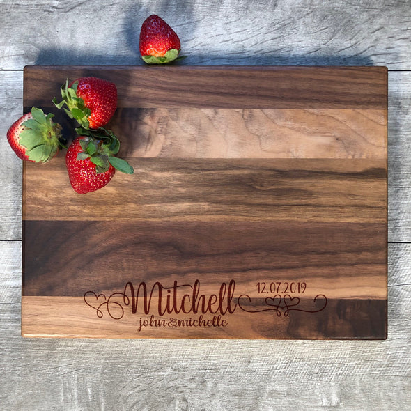 Custom Cutting Board Anniversary Gift M2