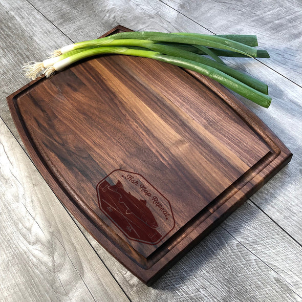 Fish Nap Repeat Cutting Board. M62