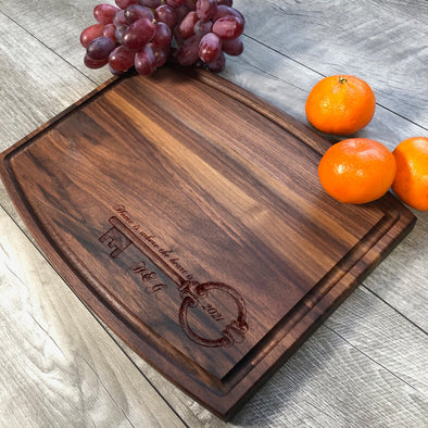 Home is Where The Heart is. Custom Cutting Board. M22