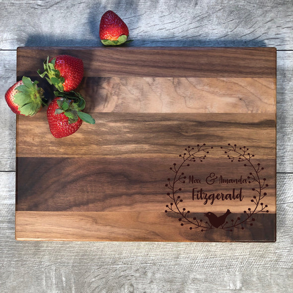 Personalized Cutting Board. Initials Board. M5