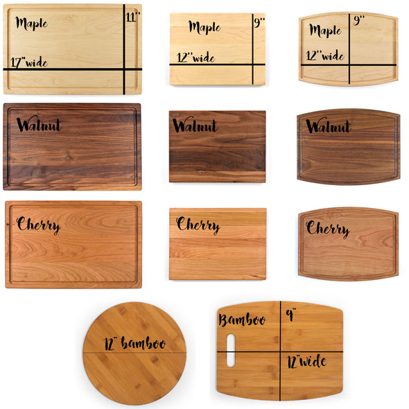 Customizable Board.  Monogram. Family Name. M26