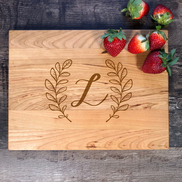 Wood Cutting Board. Last Name Custom. Housewarming. Wedding Gift. M72